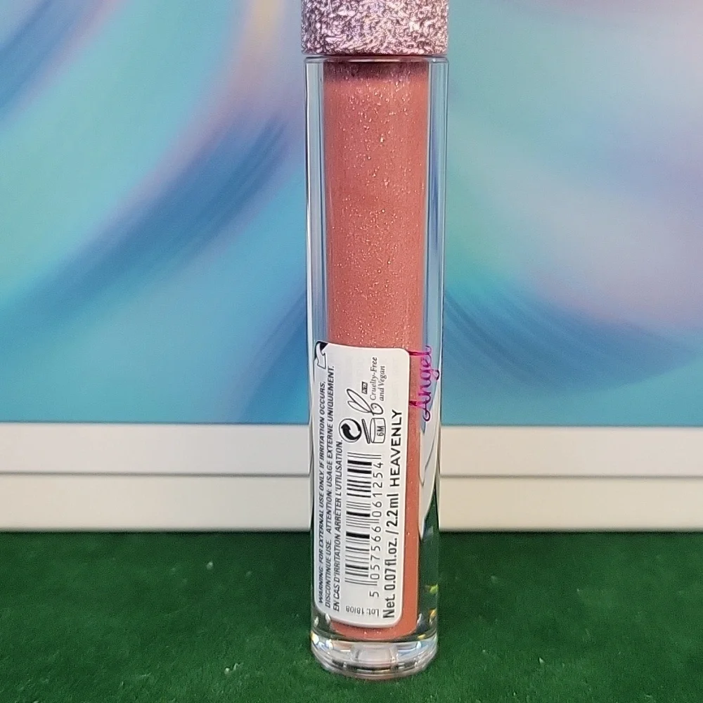 Revolution Shimmer Heavenly Pink Lip Gloss 2.2ml New